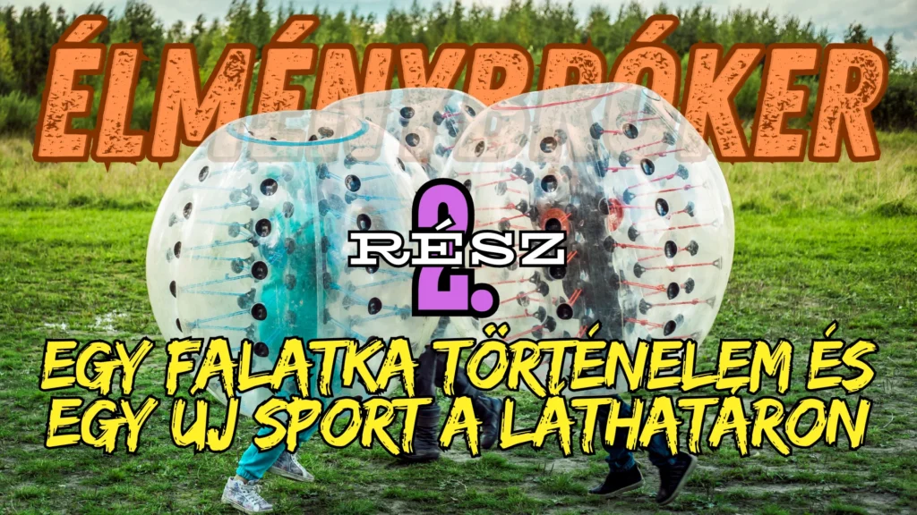 Bubble-soccer, buborék foci vagy CrazyBalls játékot játszó emberek. Ilyenkor mindenki belebújik egy hatalmas labdába, ami körülveszi őket, és igy próbálnak focizni.